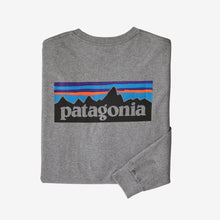 Load image into Gallery viewer, Patagonia Men&#39;s  LS P-6 logo Responsibili-Tee