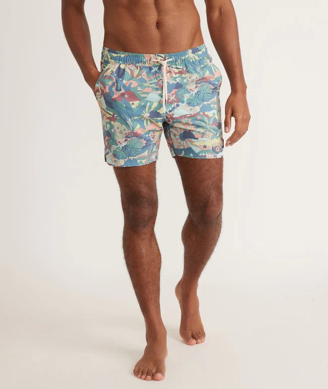 Men's 4 way 2025 stretch swim trunks