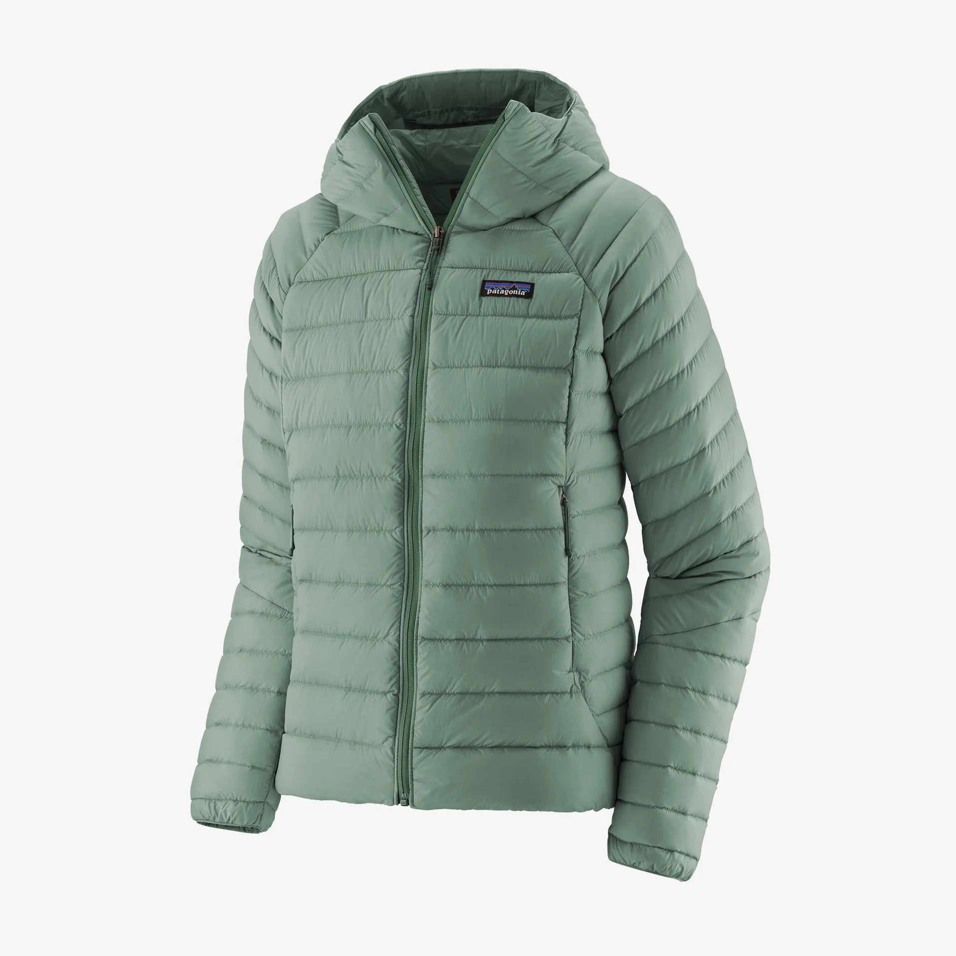 Patagonia women's down sweater hoody beryl green online