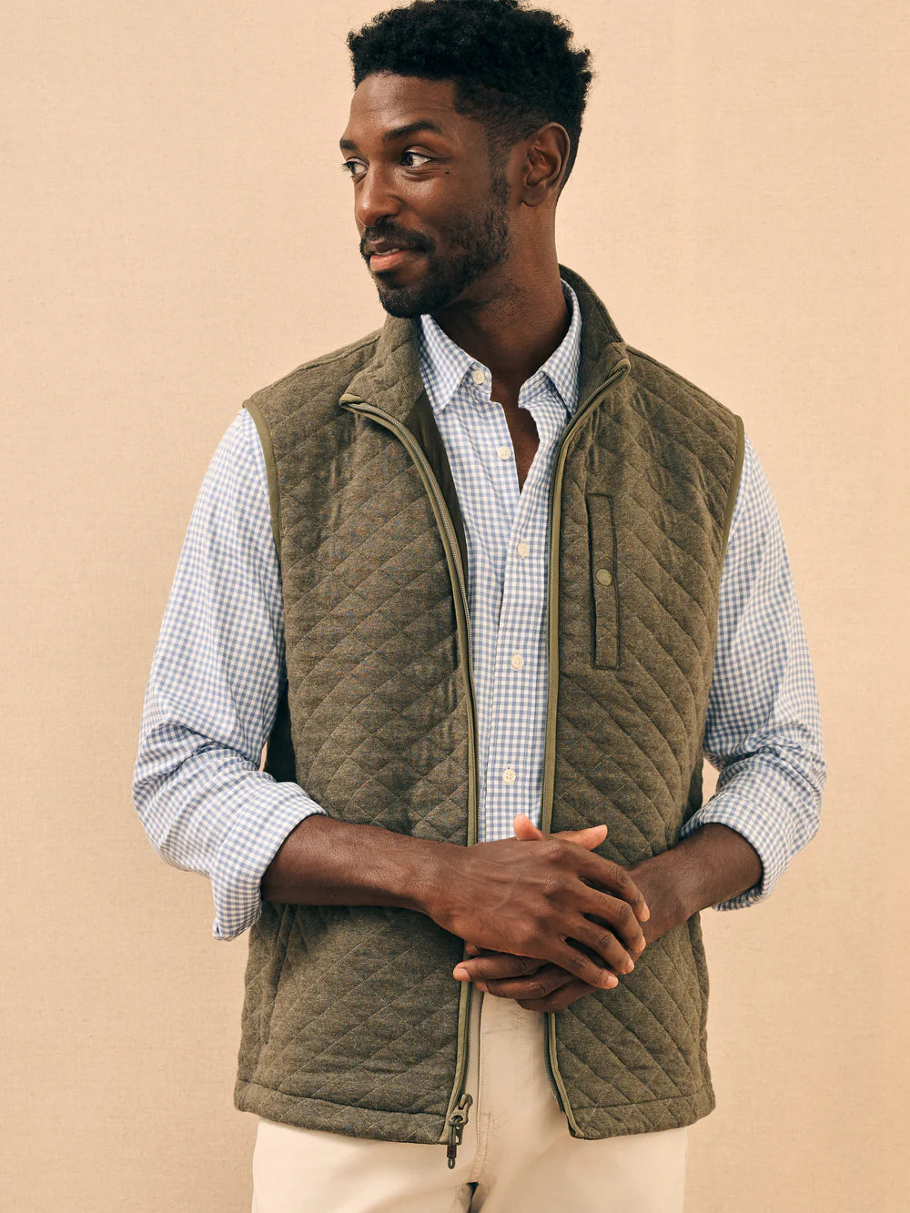 Faherty Men's Epic Quilted Vest