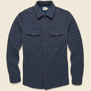 Faherty Men's Epic Quilted Fleece CPO