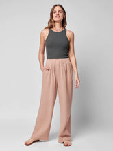 Load image into Gallery viewer, Faherty Women&#39;s Dream Cotton Gauze Wide Leg Pant