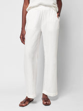 Load image into Gallery viewer, Faherty Women&#39;s Dream Cotton Gauze Wide Leg Pant