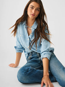 Faherty Women's Tried & True Chambray Shirt