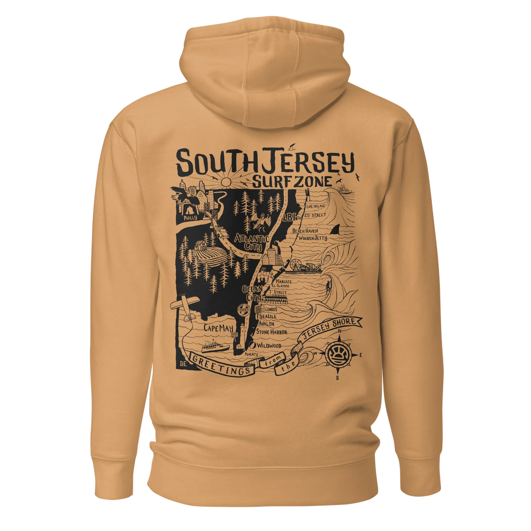 The Spot Surf Map Hoodie